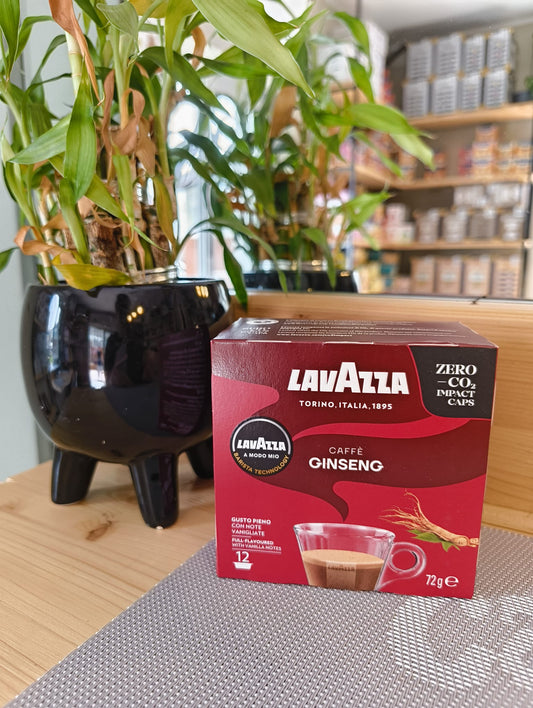 12 capsule Lavazza COMPATIBILI con macchine a marchio Lavazza®* A Modo Mio®* - caffè GINSENG