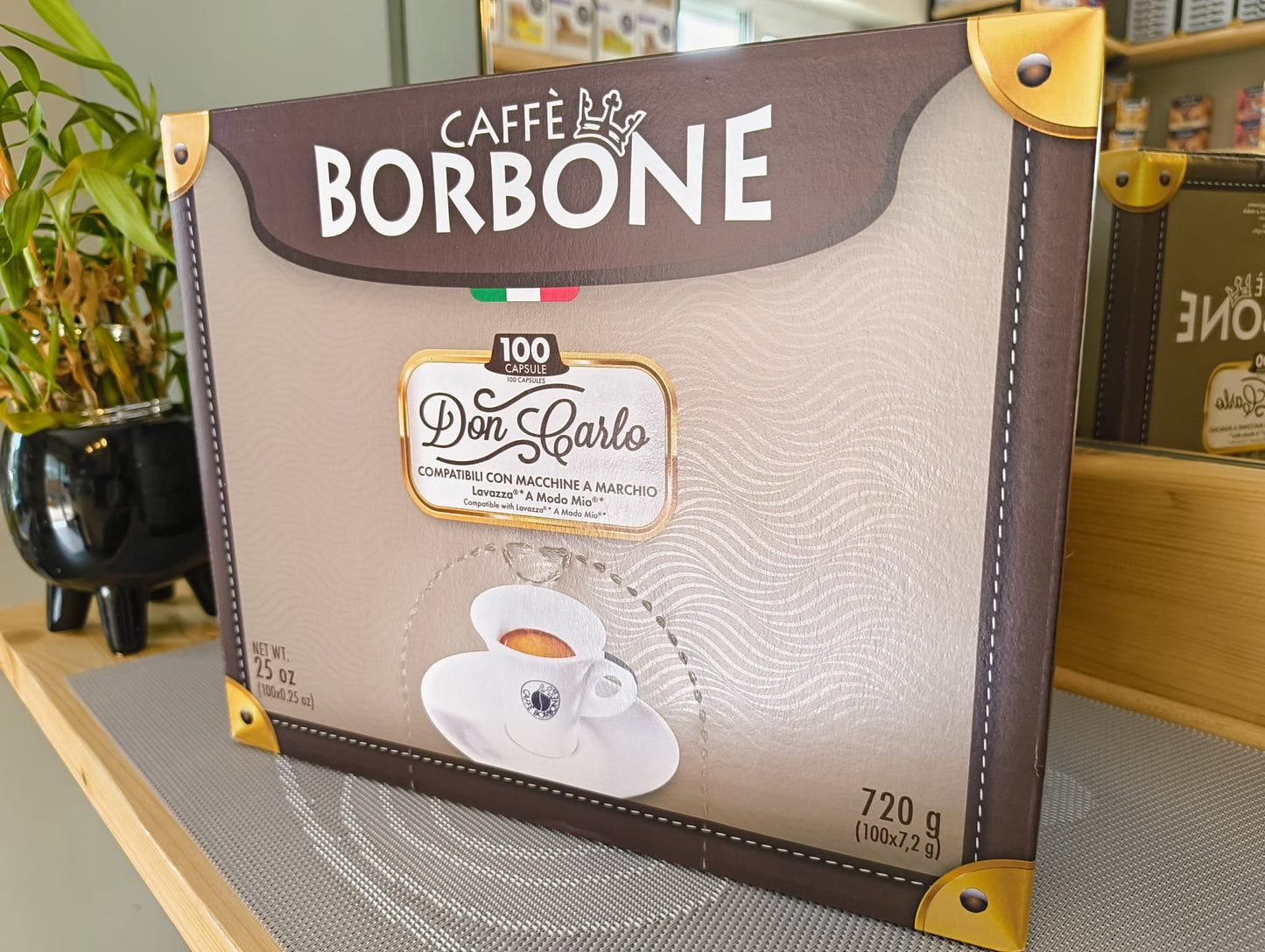 100 capsule Borbone COMPATIBILI con macchine a marchio Lavazza®* A Modo Mio®* - caffè DON CARLO