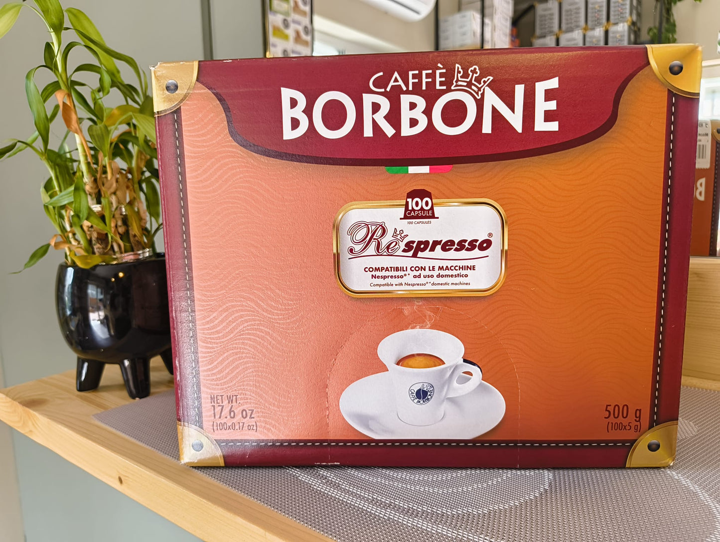 100 capsule Borbone COMPATIBILI con macchine a marchio Lavazza®* A Modo Mio®* - caffè RESPRESSO