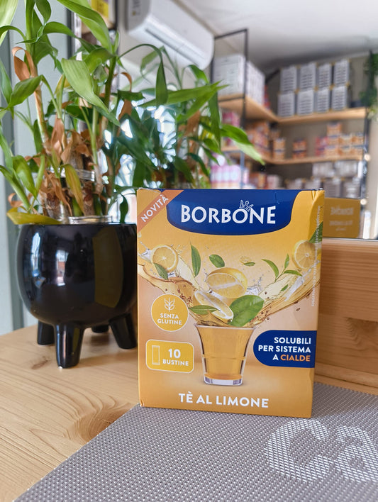 10 Bustine Borbone senza glutine solubili per sistema a cialde - Tè al Limone