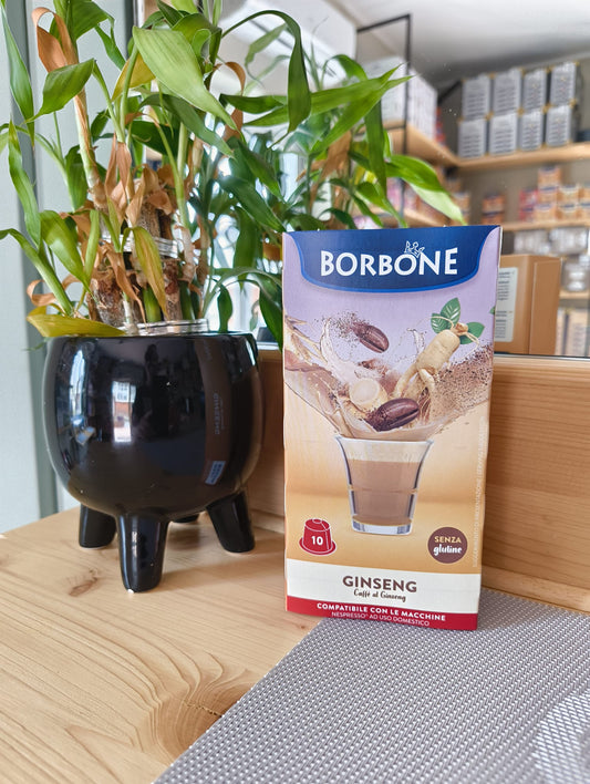 10 Capsule Borbone COMPATIBILI con macchine Nespresso® ad uso domestico - GINSENG