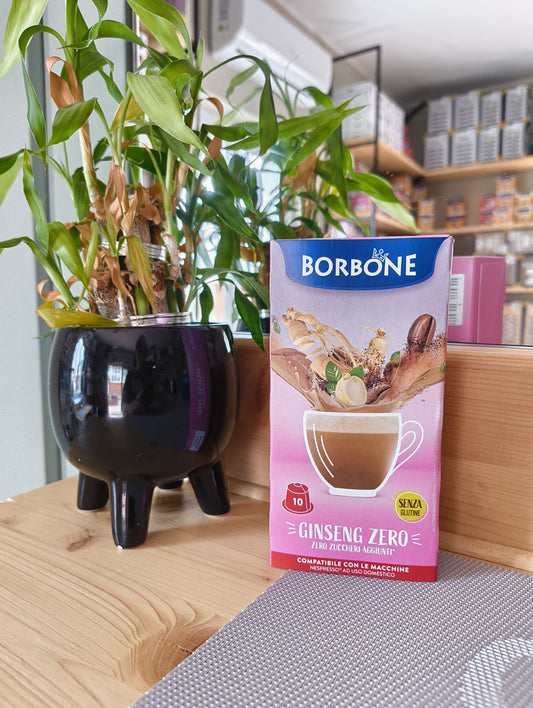 10 Capsule Borbone COMPATIBILI con macchine Nespresso® ad uso domestico - GINSENG ZERO