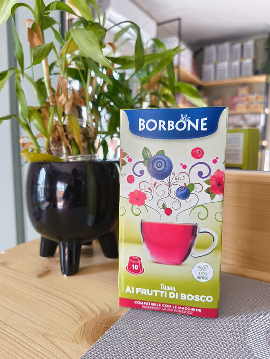 10 Capsule Borbone COMPATIBILI con macchine Nespresso® ad uso domestico - FRUTTI DI BOSCO