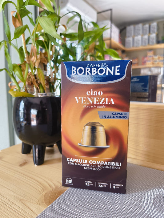 10 Capsule Borbone COMPATIBILI con macchine Nespresso® ad uso domestico - ciao VENEZIA