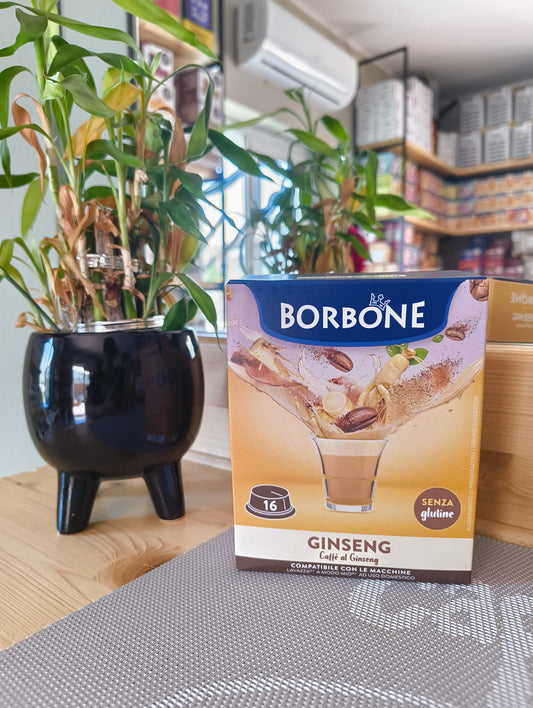 16 capsule Borbone COMPATIBILI con macchine a marchio Lavazza®* A Modo Mio®* - GINSENG