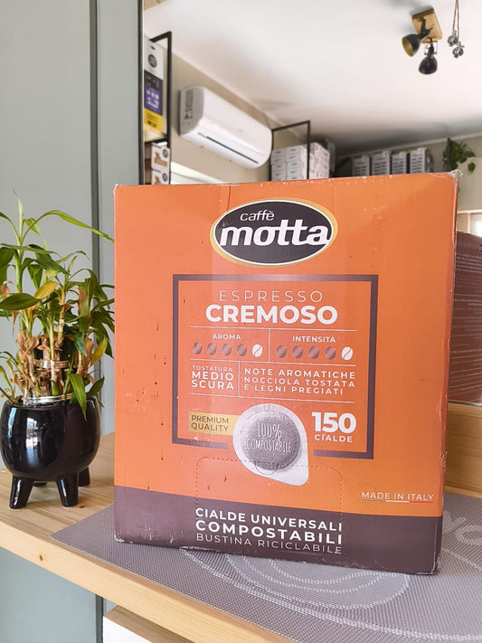 150 Cialde Motta COMPATIBILI con macchine a cialde - espresso CREMOSO